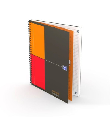 Blok Oxford Int., pevné desky, B5, čtverečkovaný