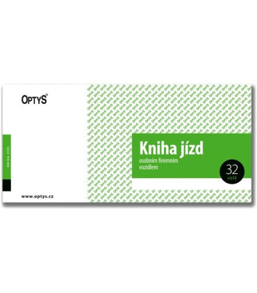 Kniha jízd firemního vozidla DL, 32 listů