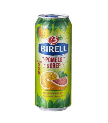 Nealkoholické pivo Birell pomelo a grep 24x 0,5 l