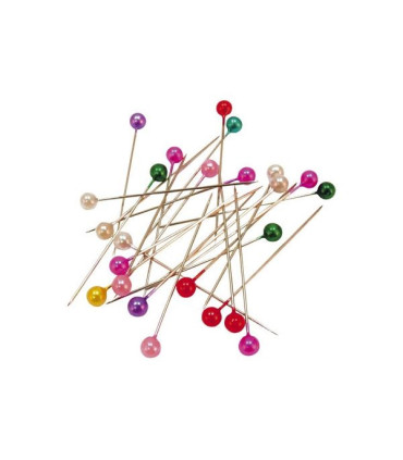 Špendlíky s barevnou hlavičkou, 100 ks