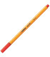 Liner STABILO point 88 - 0,4 mm, červený, 10 ks