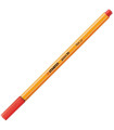 Liner STABILO point 88 - 0,4 mm, červený, 10 ks