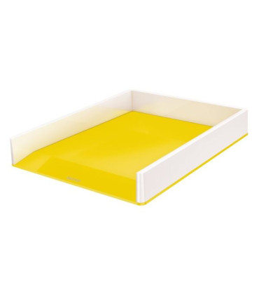 Zásuvka Leitz WOW, bílá/žlutá