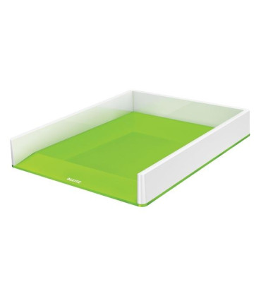 Zásuvka Leitz WOW, bílá/zelená