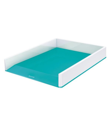 Zásuvka Leitz WOW, bílá/ledově modrá