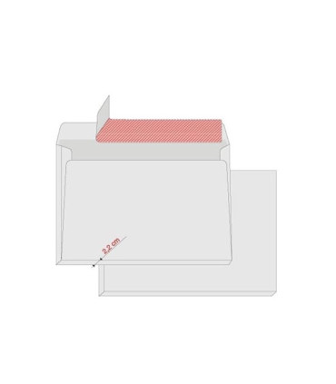 Obálky C4 - samolepicí s krycí páskou, 200 ks