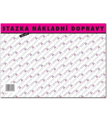 Stazka nákladní dopravy A4, číslovaná, (100 listů), ks