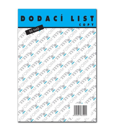 Dodací list A5, 50 listů