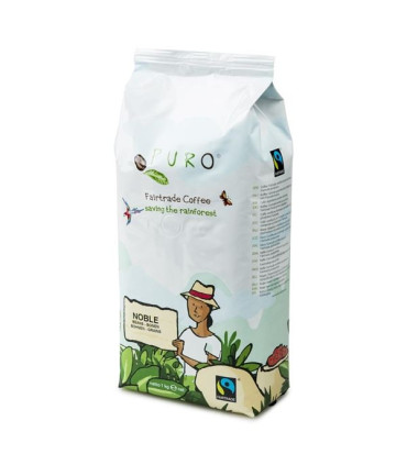 Zrnková káva Faitrade Puro Noble, 1 kg
