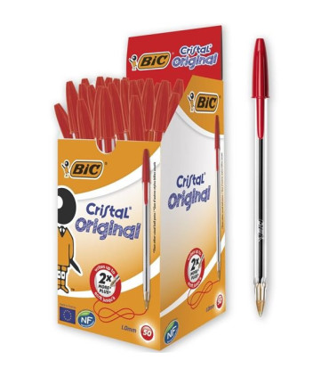 Kuličkové pero BIC Cristal – červená
