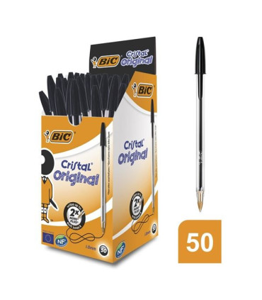 Kuličkové pero BIC Cristal - černá