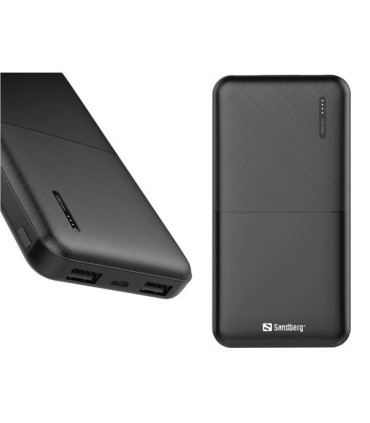 Powerbanka Sandberg Saver 10000 mAh, 2x USB-A