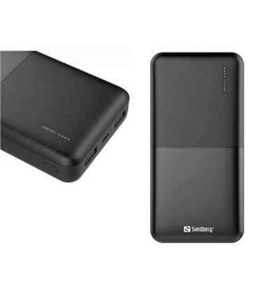 Powerbanka Sandberg Saver 20000 mAh, 2x USB-A