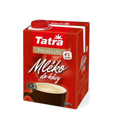 Mléko do kávy 4% Tatra Premium, 500 g