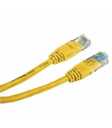 Síťový kabel CAT5 UTP, 5 m, žlutý