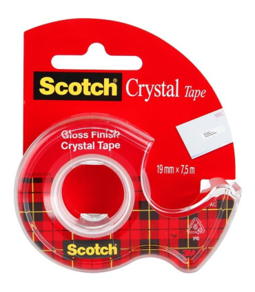 Lepicí páska s odvíječem Scotch Crystal Clear