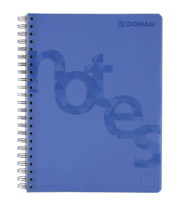 Blok Donau College, A4, čtverečkovaný, modrý