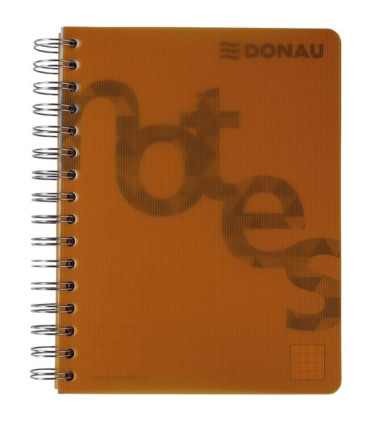 Blok Donau College, A5, čtverečkovaný, oranžový