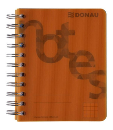 Blok Donau College, A6, čtverečkovaný, oranžový