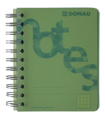 Blok Donau College, A6, čtverečkovaný, zelený