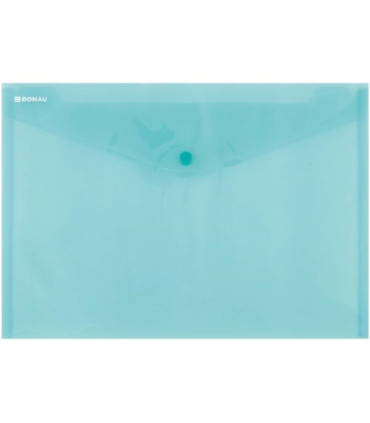 Zakl.pouzdra s drukem Donau,A4, transp.zelená,12ks