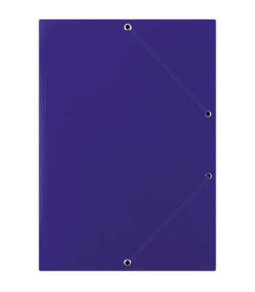 Kartonové desky s chlopněmi a gumičkou Donau - A4, modré