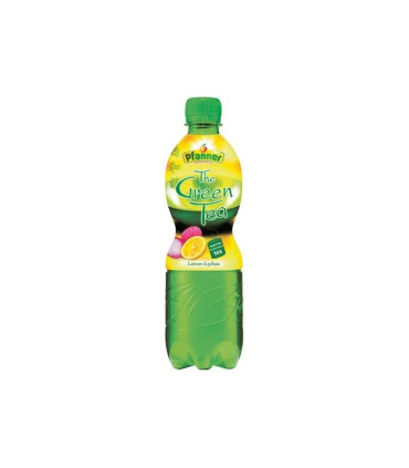 Zelený čaj Pfanner Citron a lychee 0,5 l, bal12ks