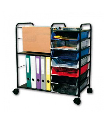 Pojízdný vozík Combi černý