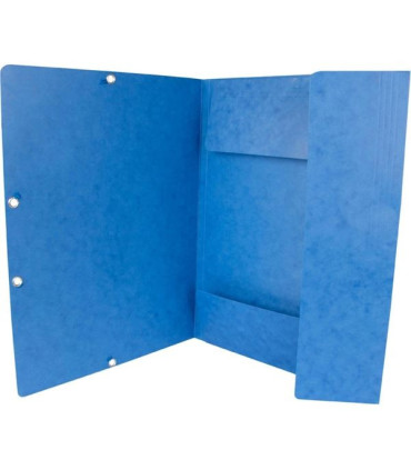 Desky s chlopněmi a gumičkou Q-Connect - A4, modré, 10 ks