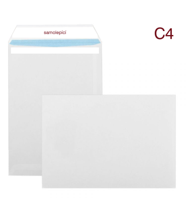 Obchodní tašky C4 - samolepicí, 250 ks