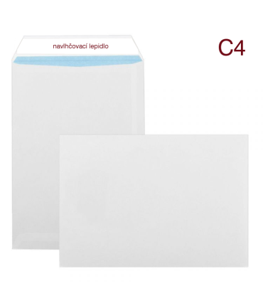 Obchodní tašky C4 - obyčejné, recykl, 250 ks