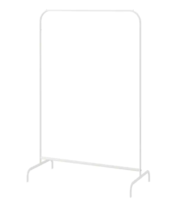 Šatní stojan 99 x 152 cm, bílá