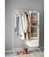 Šatní stojan 99 x 152 cm, bílá
