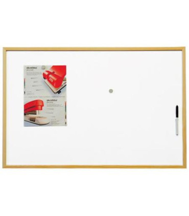 Magnetická tabule 60 x 40 cm s lakovaným povrchem v dřevěném rámu