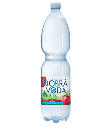 Minerální voda Dobrá voda jahoda 1,5 l, bal6ks