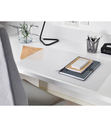 Podložka na psací stůl, bílá/transparentní 65x45 cm