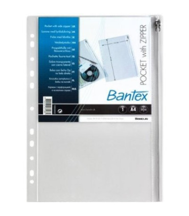 Prospektové obaly  s uzavíráním na zip A4, 10 ks