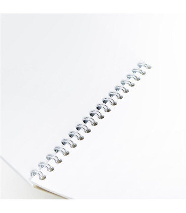 Blok, A6, s boční vazbou, čistý, 50 listů