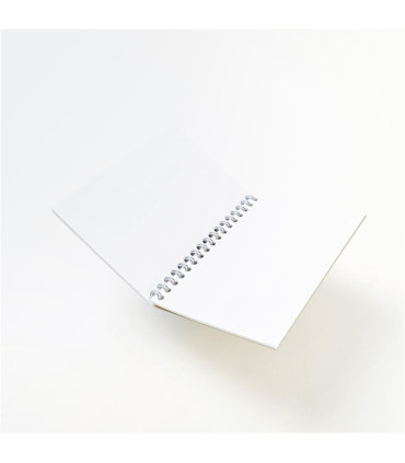 Blok, A6, s boční vazbou, čistý, 50 listů