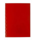 Uzavíratelné desky SPORO - A4, spodní plastové kapsy, červené