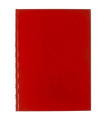 Uzavíratelné desky SPORO - A4, spodní plastové kapsy, červené