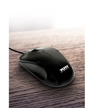 Optická myš Office budget, PORT CONNECT USB, černá