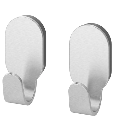 Koupelnové háčky nerezavějící ocel, 2 ks