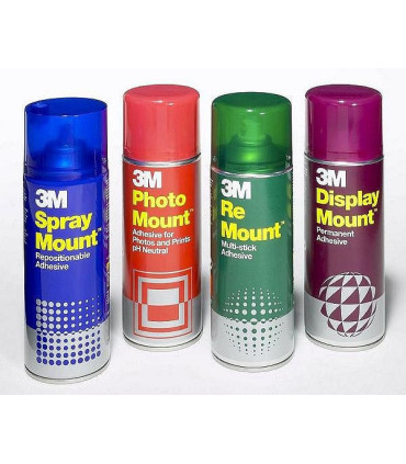 Lepidlo ve spreji 3M Re-Mount, 400 ml, snímatelné