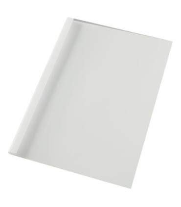 Desky pro termovazbu GBC, 6mm, imitace kůže, bílé, 100ks