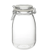 Dóza s víkem, čiré sklo, 1.8 l
