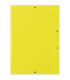 Kartonové desky s chlopněmi a gumičkou Donau - A4, žluté