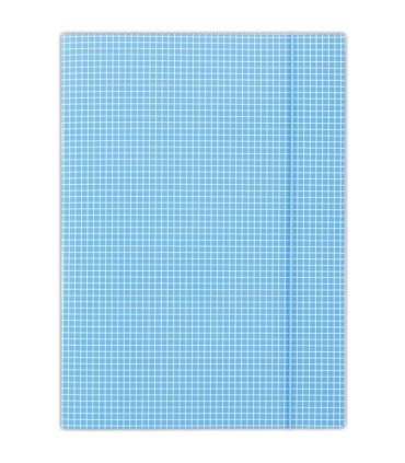 Kartonové desky, A4, kostičkované, modré