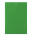 Kartonové desky s chlopněmi a gumičkou Donau - A4, zelené