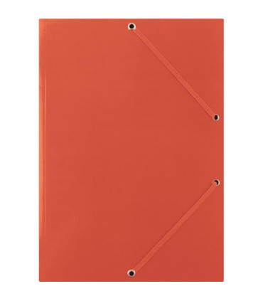 Kartonové desky s chlopněmi a gumičkou Donau - A4, červené
